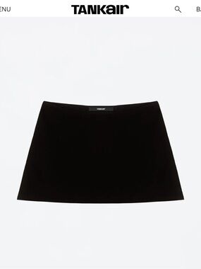 Tankair Black Mini Skirt — Sleek Everyday Staple